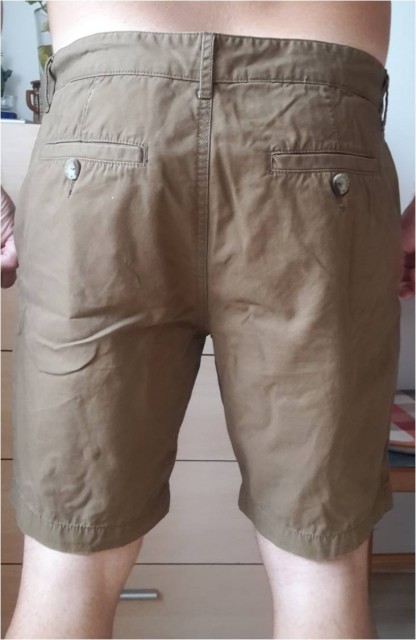 MOŠKE rjave kratke hlače - xl - foto