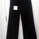 Ženske črne široke elegantne hlače M/38-40
