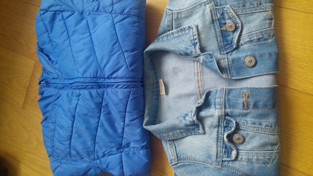 Jeans jakna Zara, prehodna bundica Gap