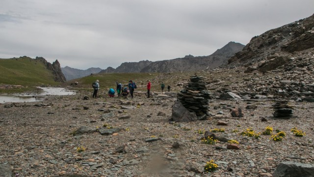 2016 kirgizija - treking  ala-kul - foto