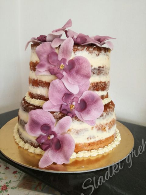 Naked cake - gola torta