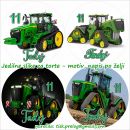 jedilne slike za torte, slike za torte, hostje traktor,valjar