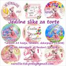jedilne slike za torte, slike za torte, hostje za torte angelina balerina