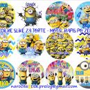 jedilne slike za torte, slike za torte, hostje za torte minions