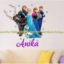 Otroške stenske nalepke , otroška dekoracija, nalepke za otroke frozen