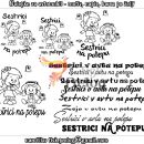 Nalepke za avtomobil sestrici, nalepka otrok v avtu deklici