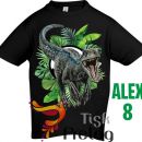 majica dinozaver, majica z dinozavrom, majica za 8 let