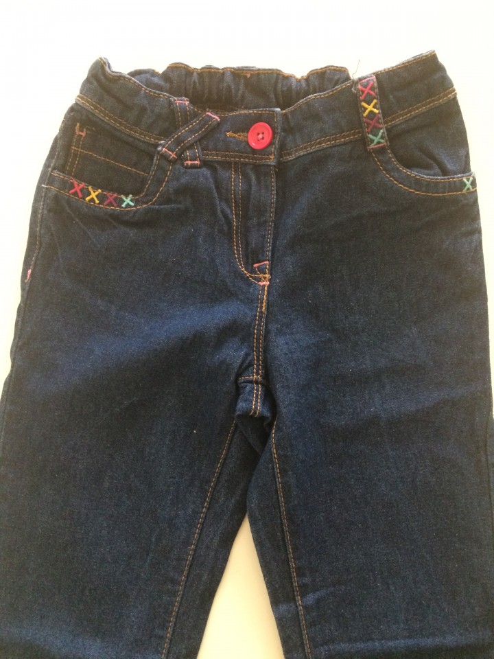 Jeans hlače, 122-128, 1€