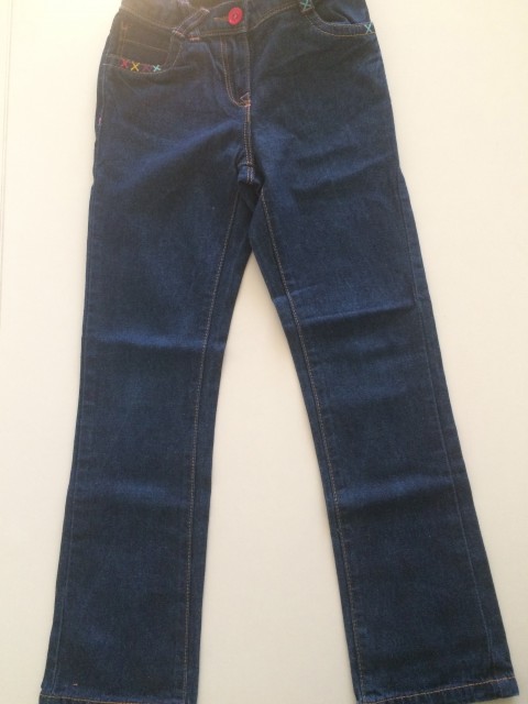 Jeans hlače, 122-128, 1€
