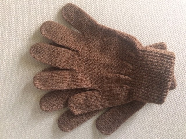 Rjave rokavice, nove, 1€