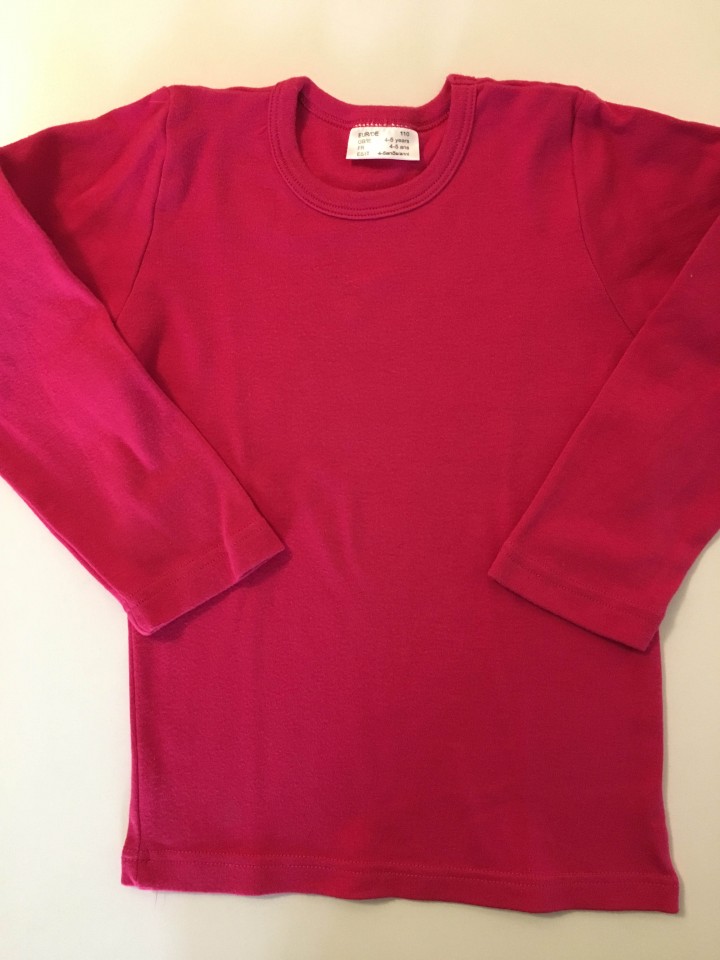 Majčka z dolgimi rokavi, 110, 1€