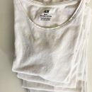 Komplet belih majic, 140-152, 1€
