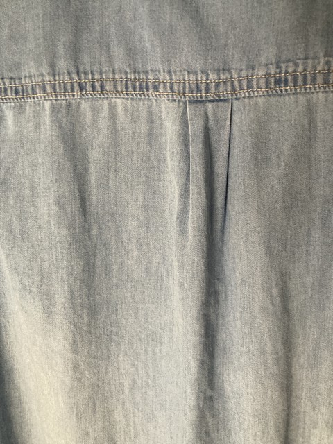 Mehka jeans obleka, 140-146, 7€