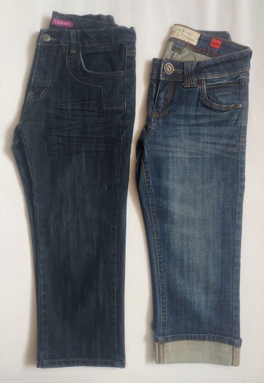 2x tričetrt jeans