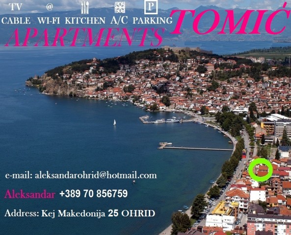 VILLA  TOMIĆ  OHRID  APARTMANI, STUDIJA, SOBE - foto