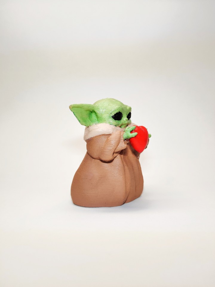 The Mandalorian - Baby Yoda heart - foto povečava