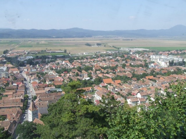 Panoramski pogled iz gradu Rasnov