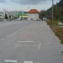 Za označbo proge nam je prišla prav vsaka stvar.