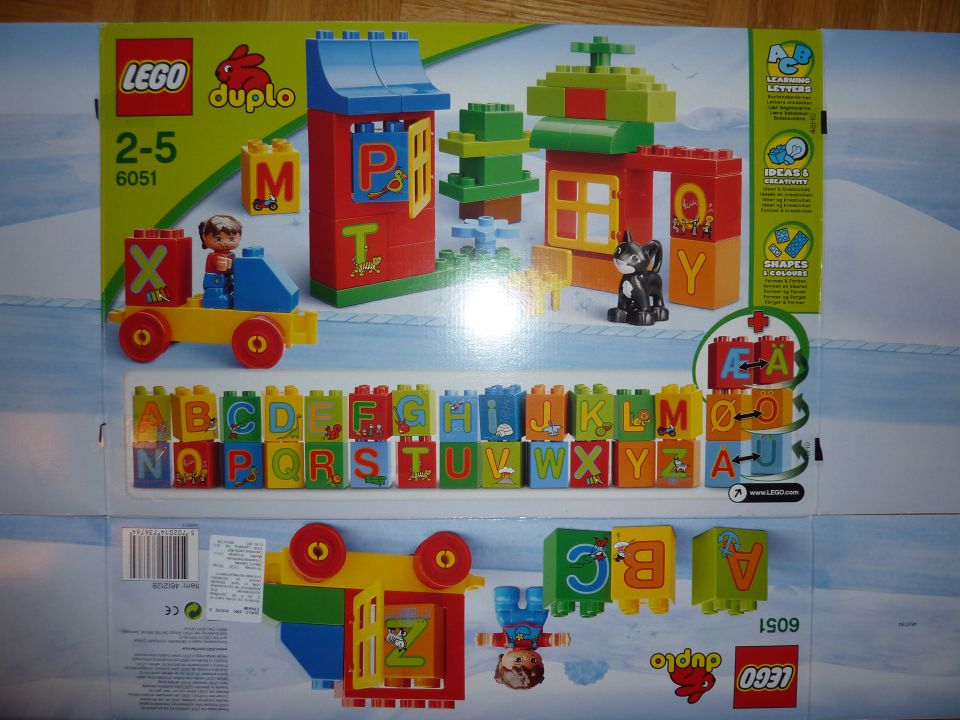 Lego kocke duplo - črke NOVO 25 eur