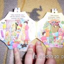 novoletna knjigica - kot bunkica za jelka - 4 eur
