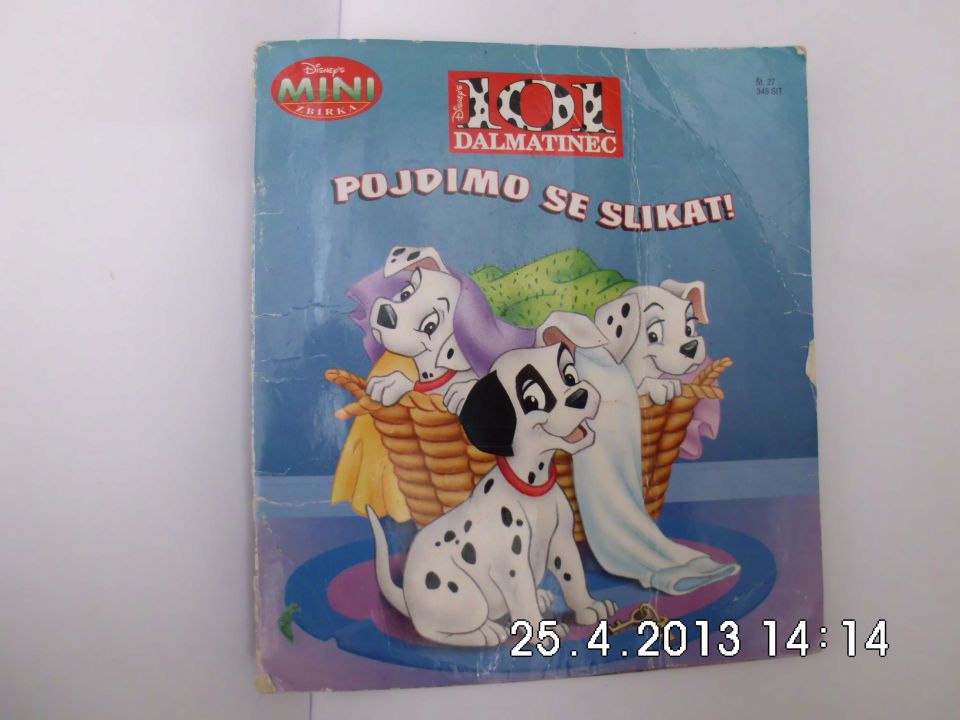 101 dalmatinec - pohjdimo se slikat - knjiga - 1,50 eur