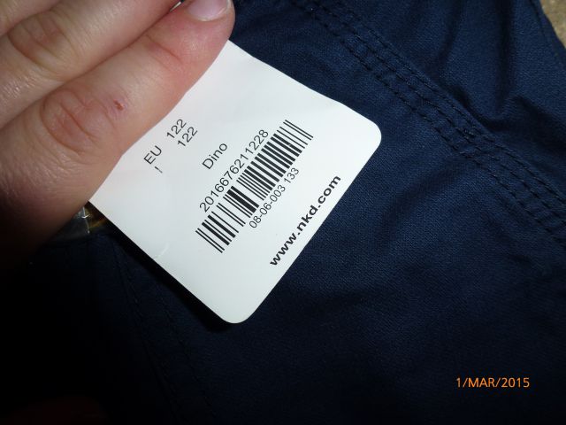 122 nove temno modre hlače - 10 eur