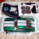 Vsebina RTR Ford Mustanga 67 
merilo 14:1 32cm x 15cm kolesa 50mm
proporcionalno 24 km/h