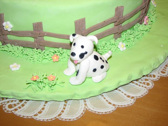 Pes na torti