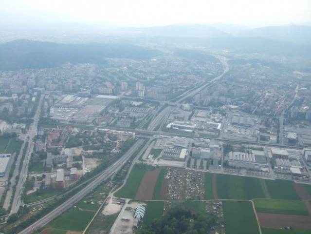 Ljubljana iz zraka - foto