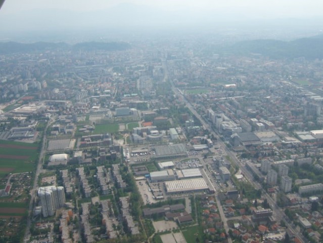 Ljubljana iz zraka - foto