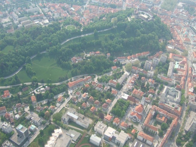 Ljubljana iz zraka - foto povečava