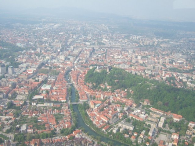 Ljubljana iz zraka - foto
