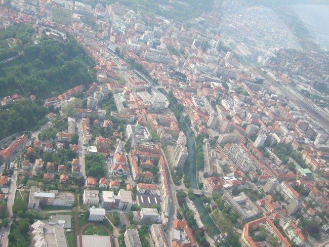 Ljubljana iz zraka - foto povečava