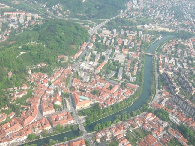 Ljubljana iz zraka - foto povečava