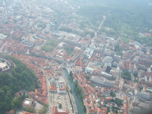 Ljubljana iz zraka - foto