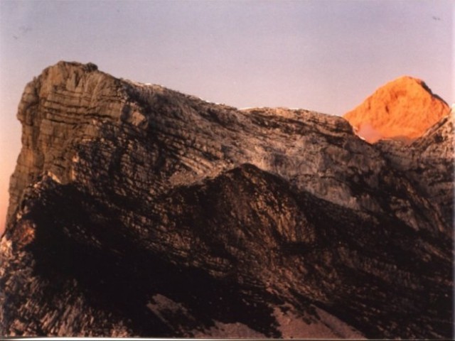 Vršac in Triglav s Prehodavcev.