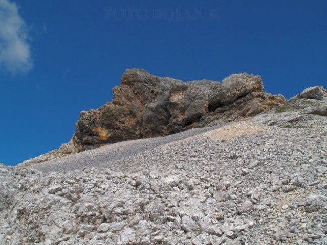 Spust s Poprovca na pot preko Hribaric po brezpotju