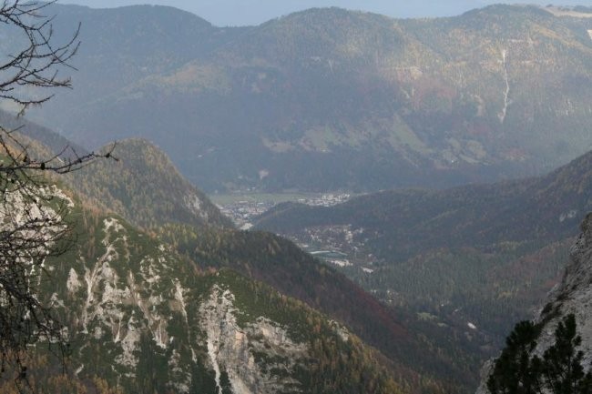 Kranjska gora z jezerom Jasna spredaj