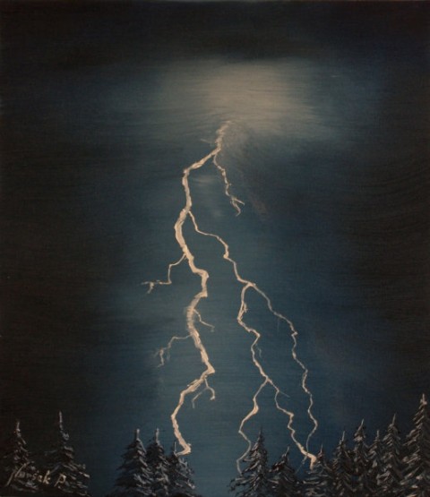 Strela, OLJE,35x40 cm