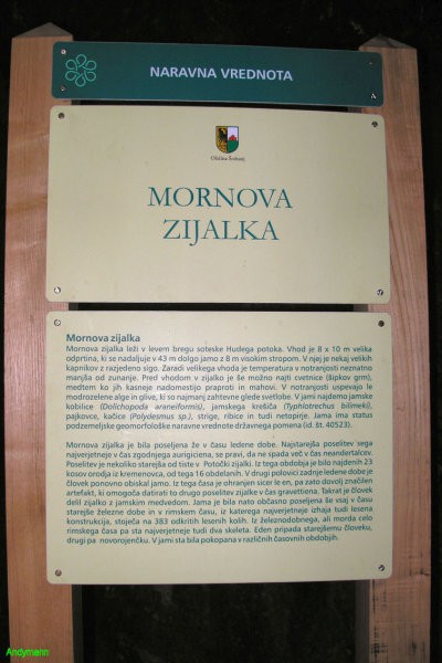 Mornova zijalka - foto povečava