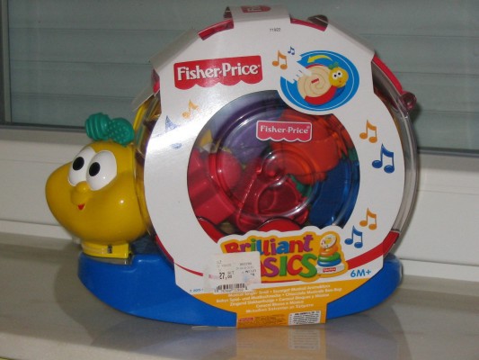 Glasbeni polžek, nov, nerabljen - 10 €