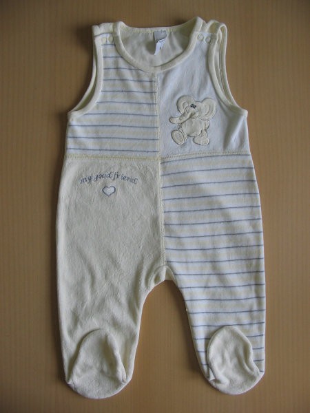 Pajac, rumen, pliš, C&A, št. 74 - 1,5 €