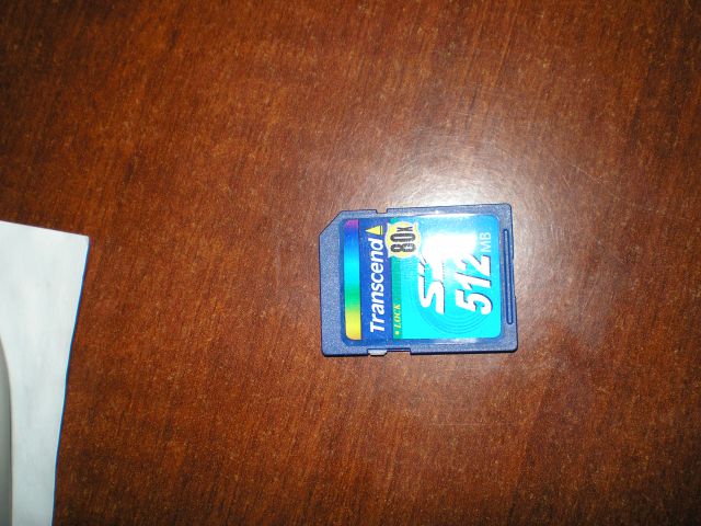 Transcend SD memory-spominska kartica 512 MB-10€