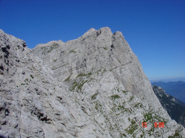 Pogled na koritniški mali Mangart