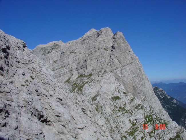 Pogled na koritniški mali Mangart