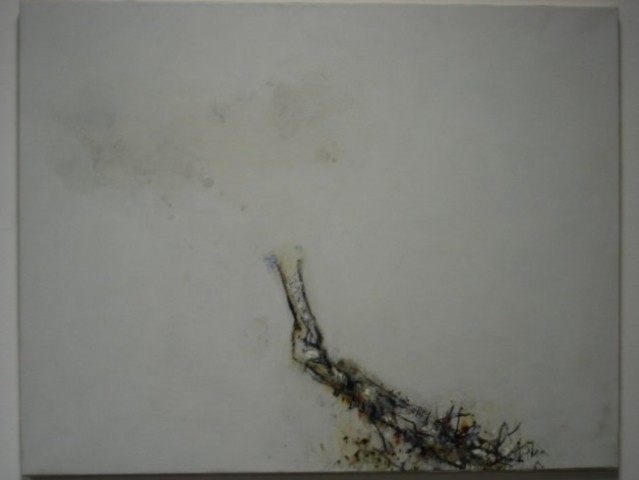 Brez naslova (gaz), 1999, 70x90 cm - akril, olje na platnu