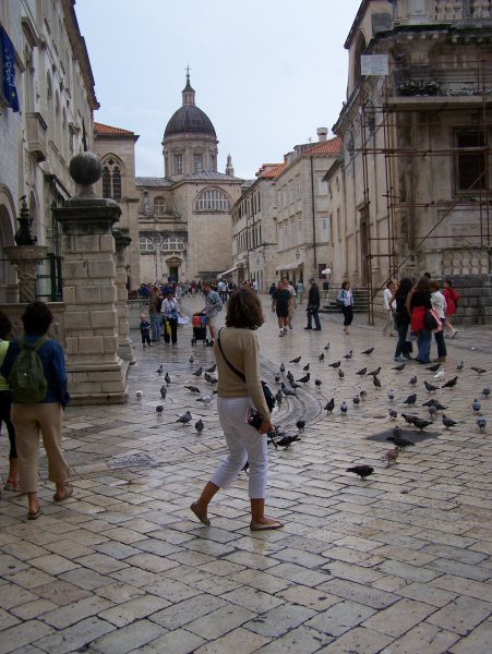 The centre of old Dubrovnik