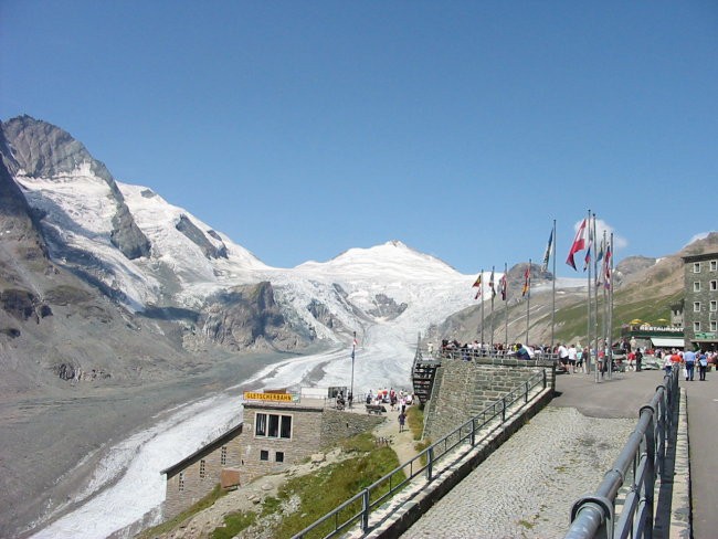 Še en pogled na ledenik iz Franz-Josefshöhe - 05.08.03