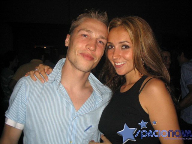 Dani and Pau in their party one night before the wedding!!