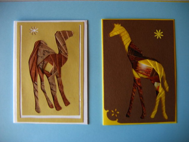 Kamela in žirafa moja dva unikata :))